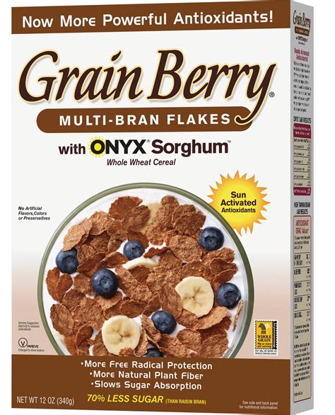 Grain Berry Bran Flakes Cereal 12 Oz Walmart