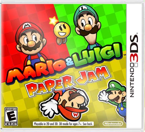 Mario And Luigi Paper Jam Boxart By Fawfulthegreat On Deviantart