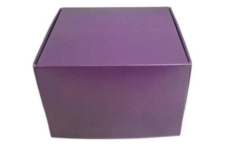 Non Printed Duplex Paper Cake Packaging Box Gram Without Window