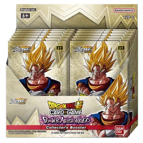 Dragon Ball Super Card Game Power Absorbed Sealed Collectors Booster