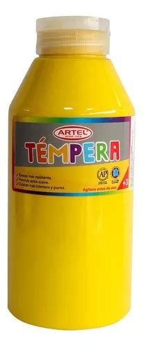 Frasco Tempera Artel Ml Todos Los Colores Color Amarillo Med