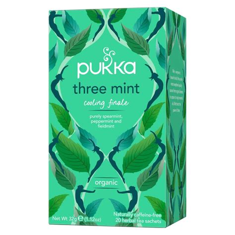 Pukka Three Mint Tea Bags Pack Healthylife