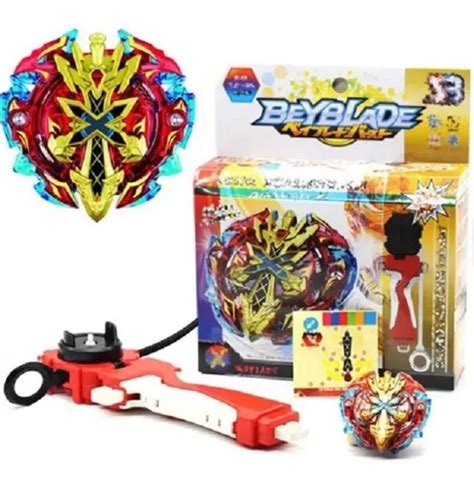 Beyblade Xeno Xcalibur Burst Lançador Grip Promoção Barato Parcelamento Sem Juros