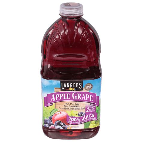 Langers Apple Grape 100 Juice 64 Fl Oz Shop Priceless Foods