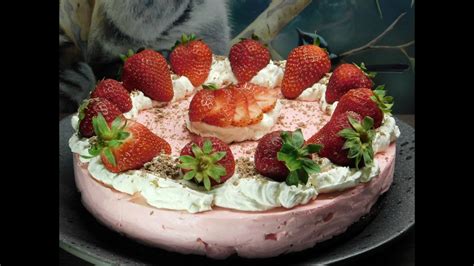 Strawberry Cheesecake No Recipe Needed Aussie Girl Can Cook Youtube