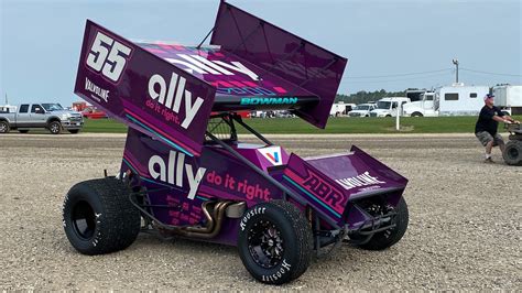 Alex Bowman Finally Gets The Winged Car On The Track Ohio Dirt Track