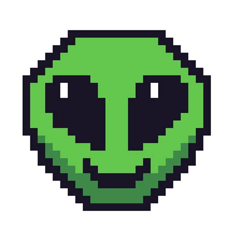 Alien Pixel Art Png Pixel Art Alien Cute Icons