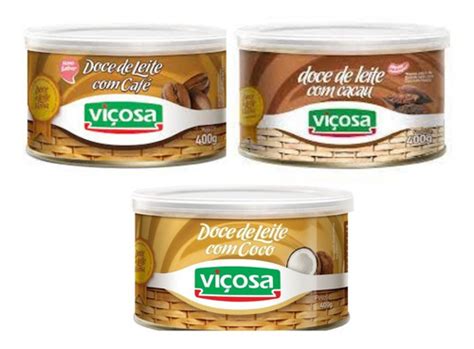 Kit Doce De Leite Vi Osa Sabores Coco Cacau E Caf Parcelamento