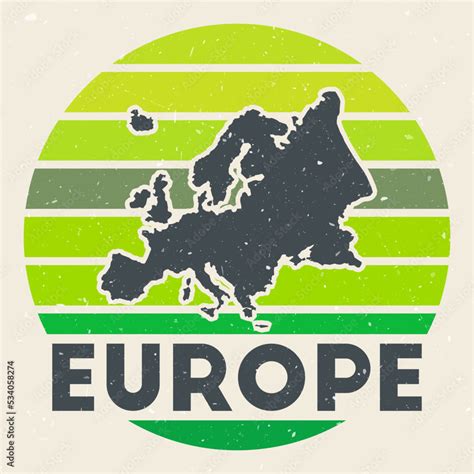 Europe Map Logo