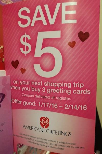 Safeway American Greetings Cards As Low As 32 Each Frugal Living Nw