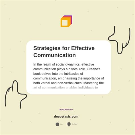 Strategies for Effective Communication - Deepstash