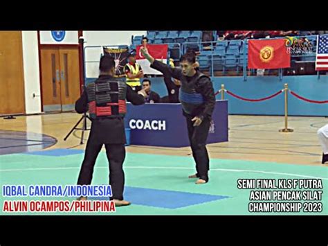 Semi Final Partai Emosional Iqbal Candra Indonesia Vs Alvin Philipina