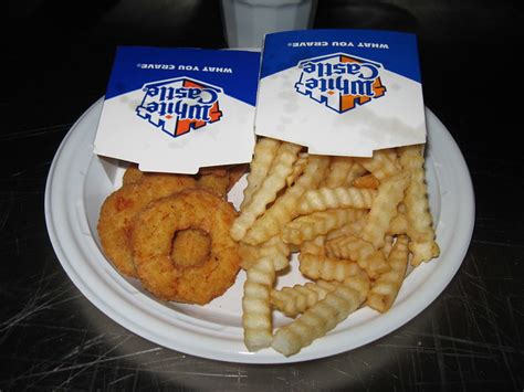 White Castle Chicken Rings French Fries A Photo On Flickriver