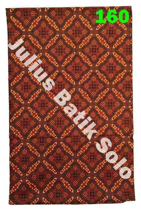 Jual Kain Batik Motif H Santoso Aaa Unggul Jaya Jarik Batik Sogan