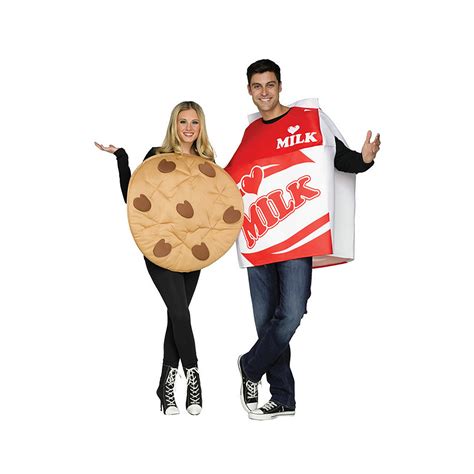 Fun World Costumes 2pc Milk And Cookies Couple Costume