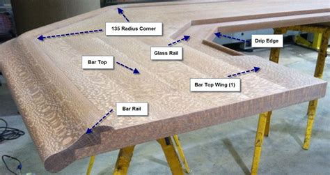 How to Finish Bar Top Ends and Rails- DIY Bar Parts - Hardwoods ...