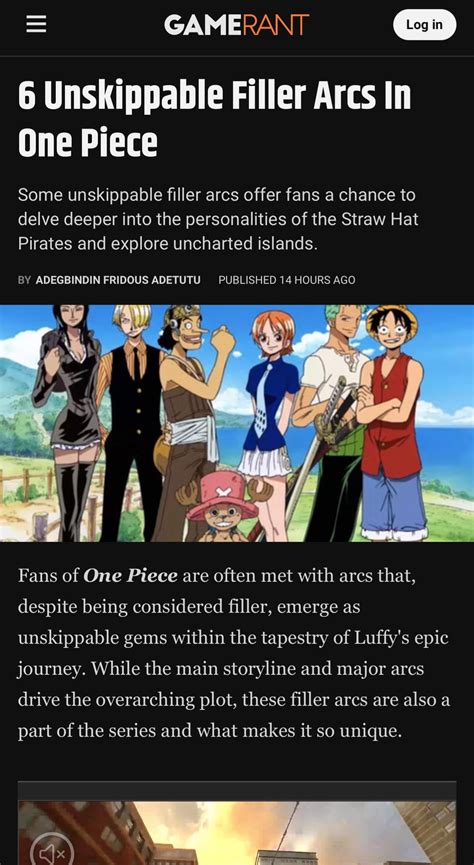 which filler do you guys think is the best? : r/OnePiece