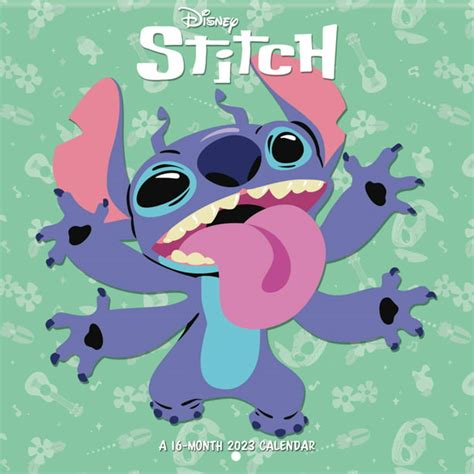 Trends International 2023 Disney Lilo And Stitch Wall Calendar