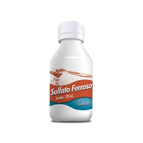 Sulfato Ferroso Mg Ml Solucion Oral Gotas Frasco X Ml