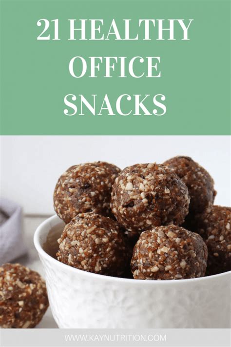 21 Healthy Office Snacks - Stephanie Kay Nutrition