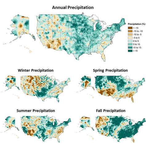 Precipitation Change In The United States Climate Science Special Report