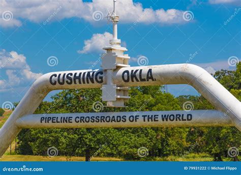 Cushing Oklahoma Oil Pipeline Editorial Photography - Image of conduit, energy: 79931222