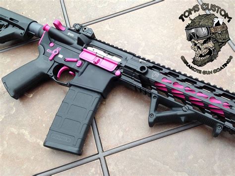 Aesthetic Excellence Sig Pink And Graphite Black Ar By Toms Custom Guns