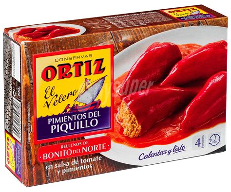 Ortiz Pimientos Del Piquillo Rellenos De Bonito Del Norte G