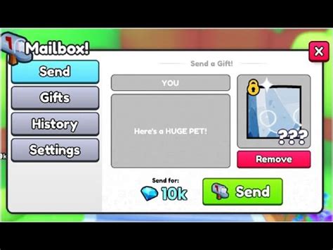 LIVE MAILBOX GIVEAWAYS FOR HUGE PETS AND GEMS IN PET SIMULATOR 99