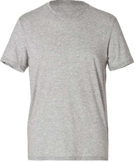 Vince Cotton Crew Neck T Shirt In Grey 45 Lookastic