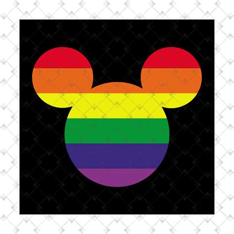 Gay Pride Mickey Mouse Svg Inspire Uplift