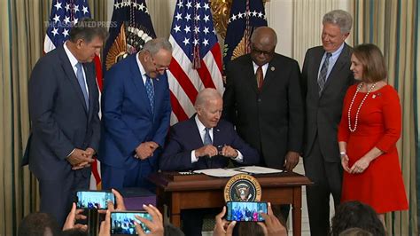 Biden Signs Massive Climate And Health Care Bill