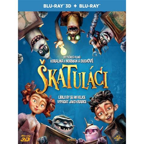 Škatuláci The Boxtrolls Blu ray 3D 2D