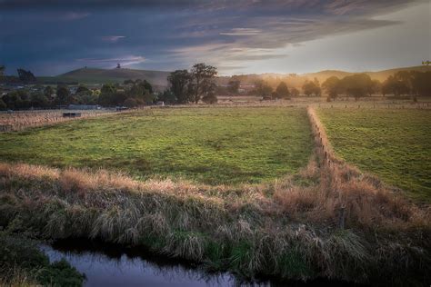 Waiting For The Cows To Come Home Dawn Fences On A South I Flickr