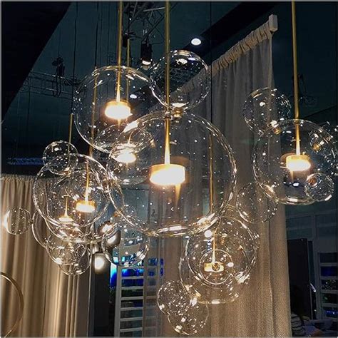 RUOQI Lampadario LED Palla Ristorante Nordico Lampadario Bar Finestra