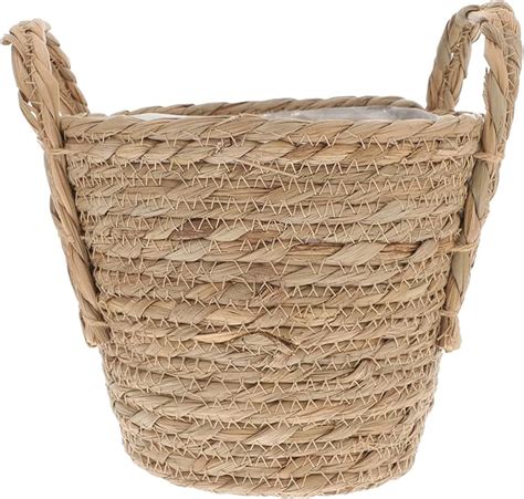 Amazon Zerodeko Seagrass Planter Basket Straw Plant Baskets Woven