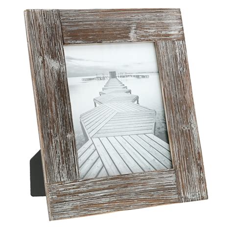 Barnyard Designs Rustic Farmhouse Distressed Picture Frame Unfinished