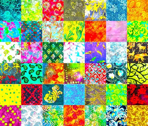 Solve PATCHWORK BATIK 11 Jigsaw Puzzle Online With 72 Pieces