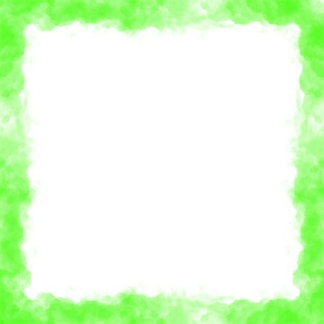 Abstract Green Fog Frame 34002656 PNG