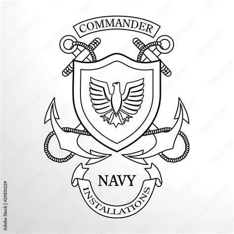 Navy Logo Drawing