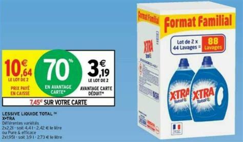 Anti Crise Fr Lessive Liquide X Tra Chez Intermarch