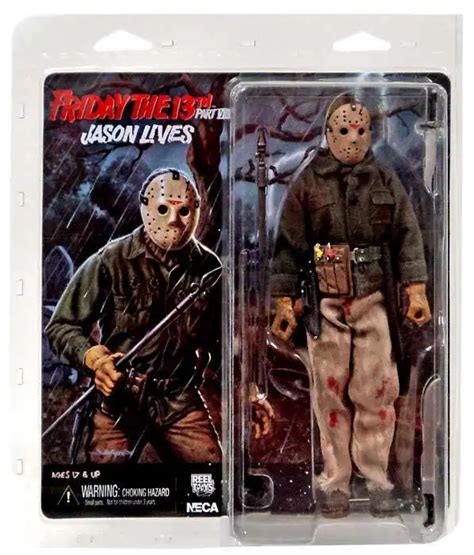 NECA Friday the 13th Part 6 Jason Lives Jason Voorhees 8 Clothed Action ...