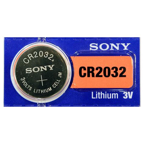 CR2032 Sony 3 Volt Lithium Coin Cell Battery On A Card Walmart Canada