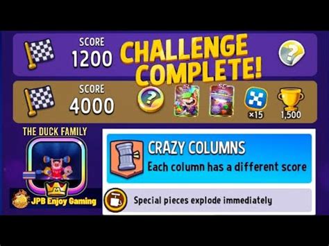 Solo Challenge Score Rally Move Crazy Columns Blow Em Up Score