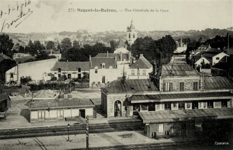 Nogent Le Rotrou Nogent Le Rotrou La Gare Carte Postale Ancienne Et