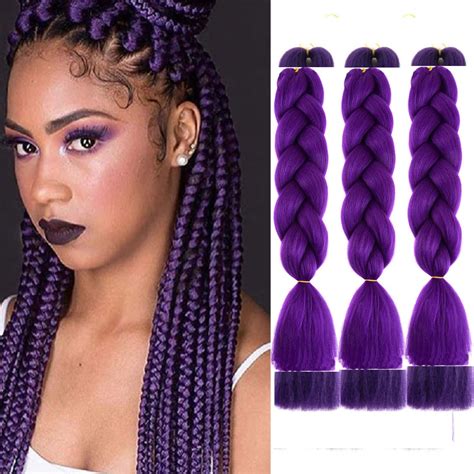 Ombre Purple Braids Ubicaciondepersonascdmxgobmx