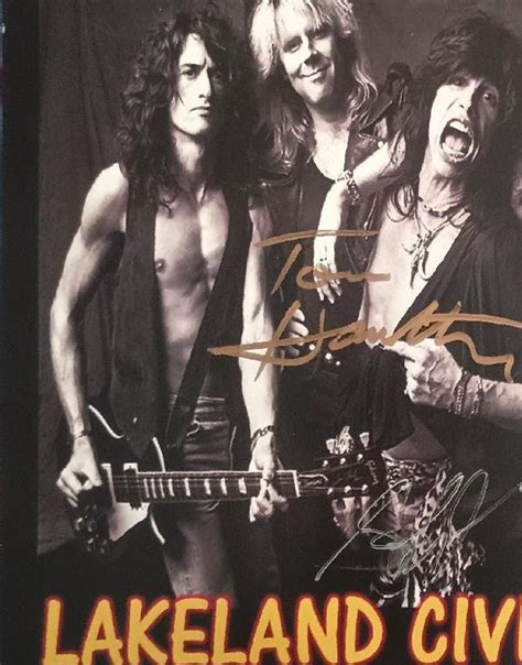 1988 Aerosmith Original Concert Poster REPRODUCTION RP Autographed By ...