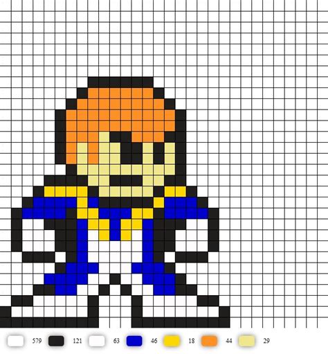 Lightning Lad From Legion Of Superheroes Dc Perler Bead Pattern Easy