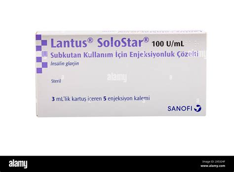 Istanbul Turkey 27 April 2024 Lantus Solostar 100 U Ml Injector Pen