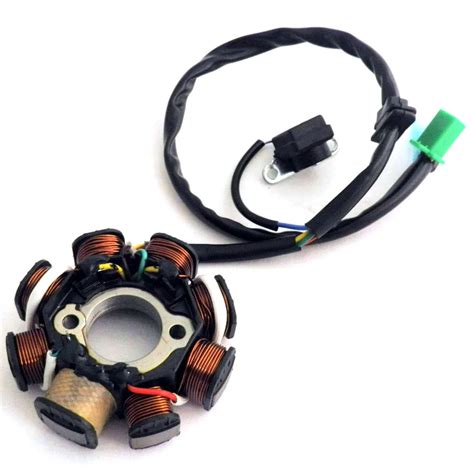 Générateur de bobine magnétique 8 pôles Stator d allumage cc pour GY6